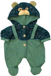 Rubens Barn Baby tøj teddybear overalls 45 cm